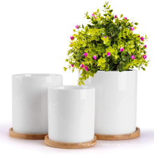 Garden suppliers outdoor ceramic flower pots planters big flower pot succulent plant pots for indoor plants